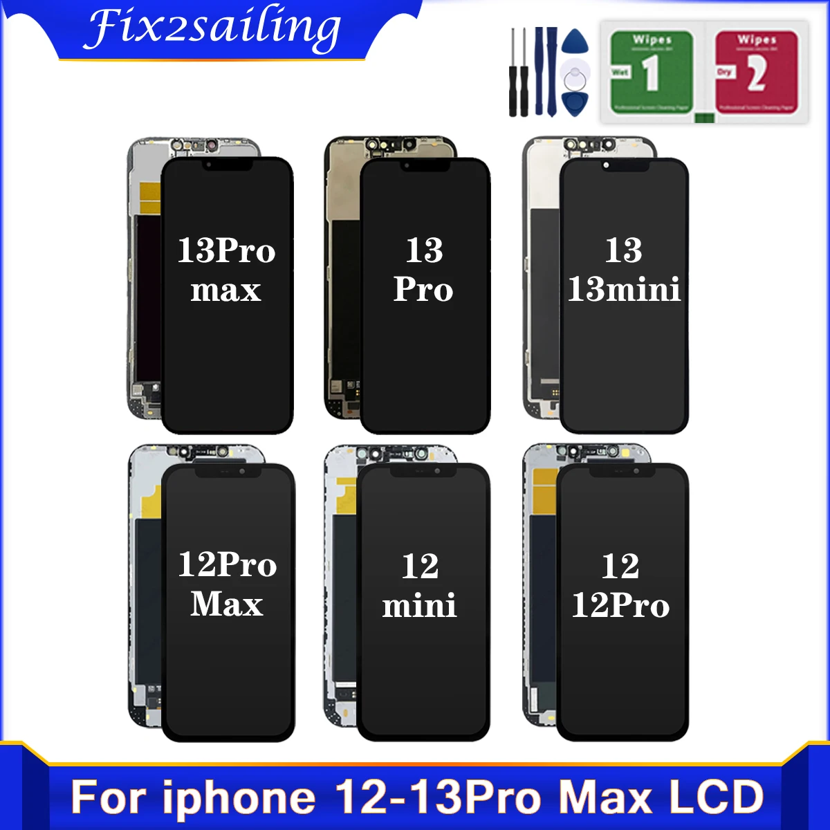 Écran tactile LCD OLED 3D iPhone 12 Pro 13 Mini 14 Plus, haute qualité. – Test et Avis