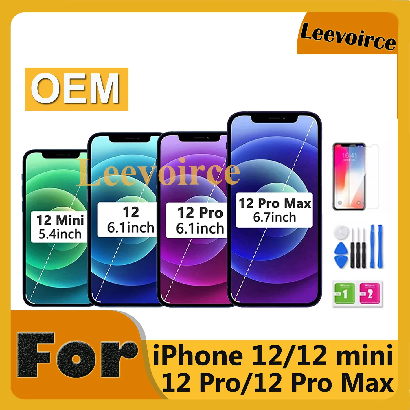 Écran tactile LCD de remplacement pour iPhone 12. – Test et Avis