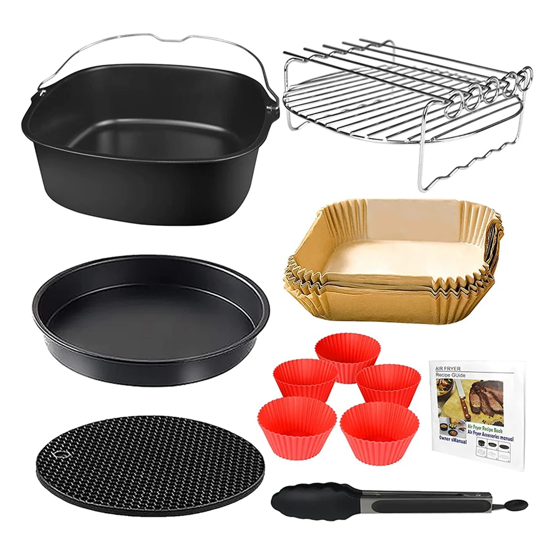 Ensemble accessoires pour friteuse carrée 9 pouces – Test et Avis