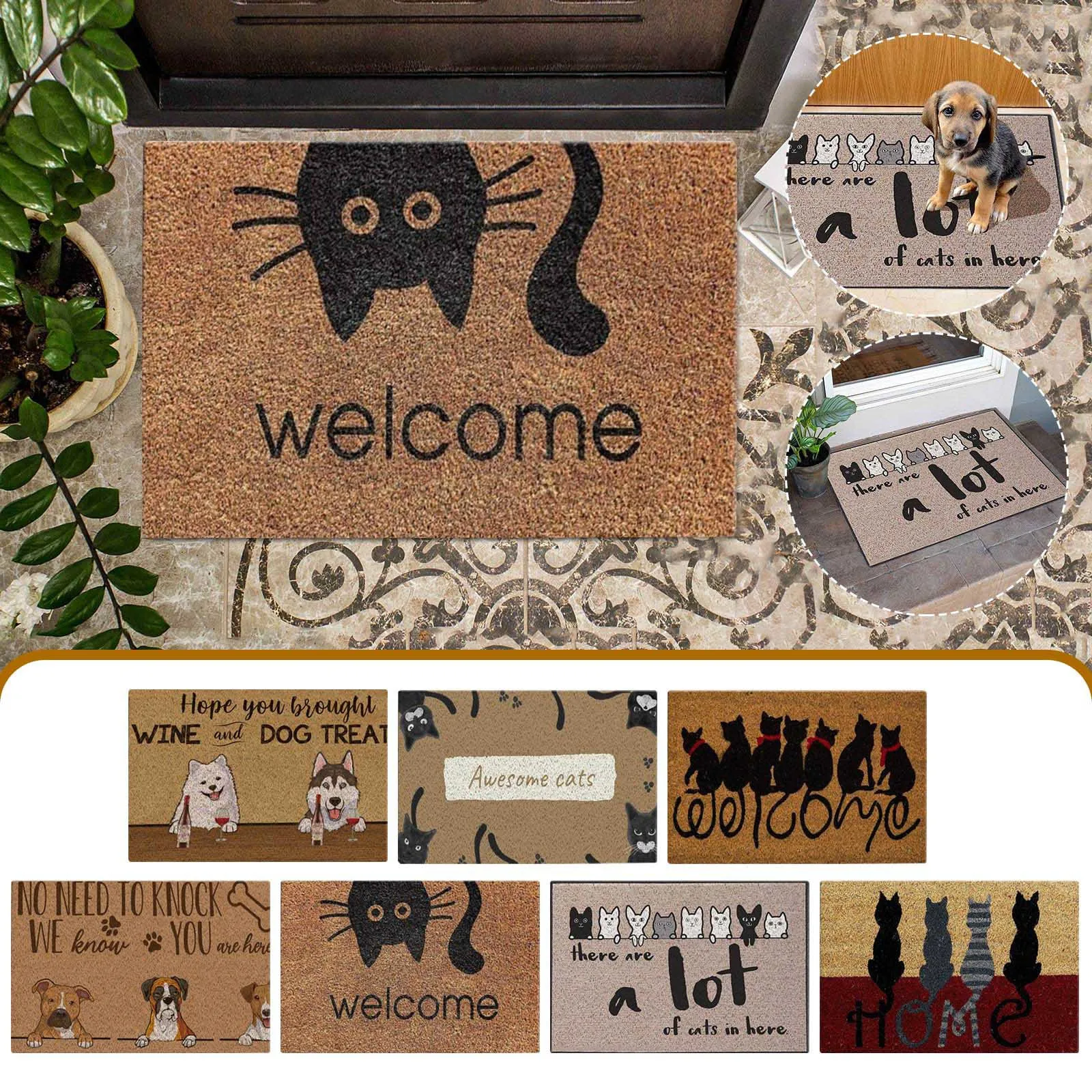 Ensemble de tapis assortis pour l’entrée. – Test et Avis