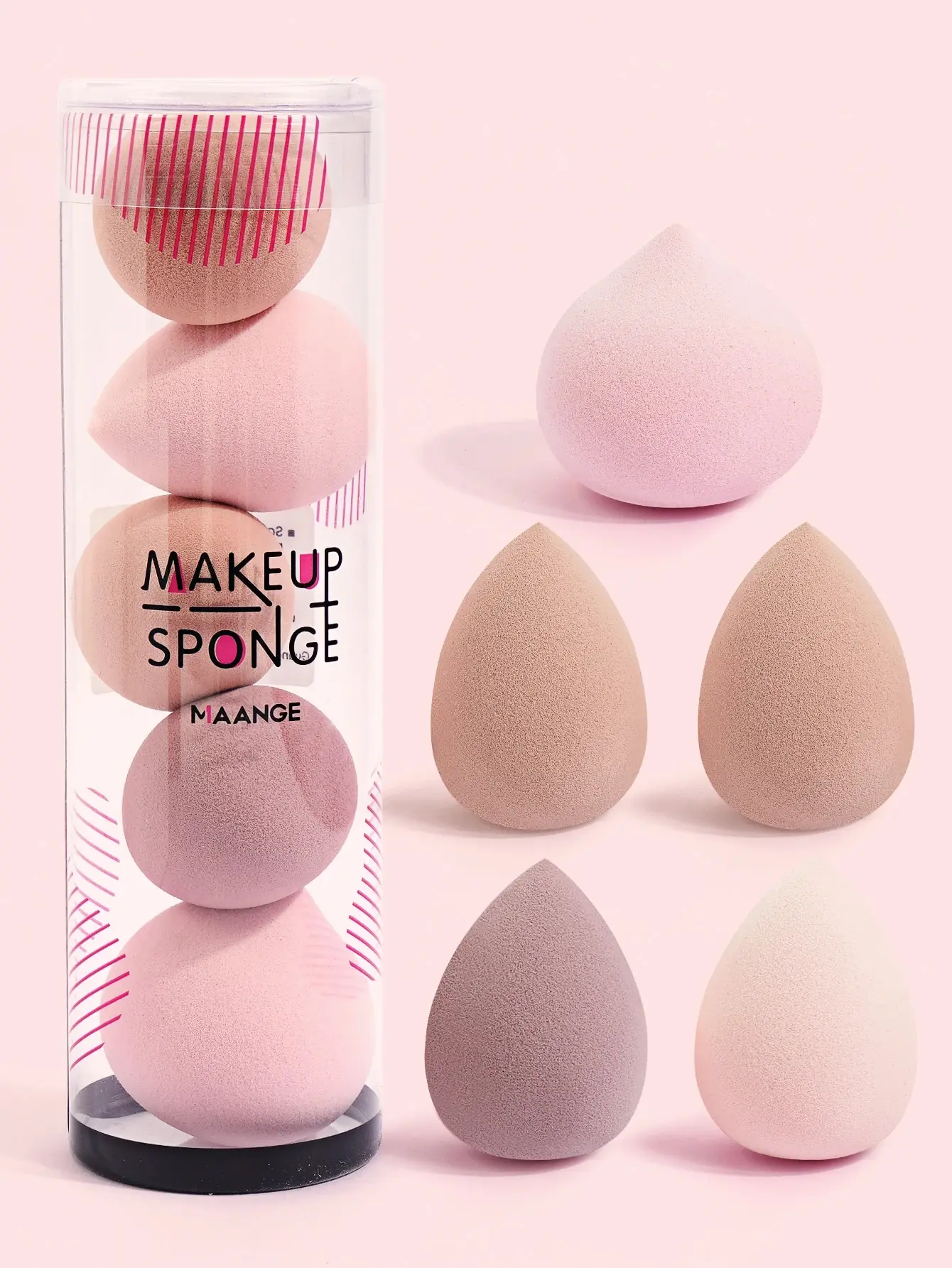 « Éponges de maquillage multicolores, ensemble de 5 » – Test et Avis