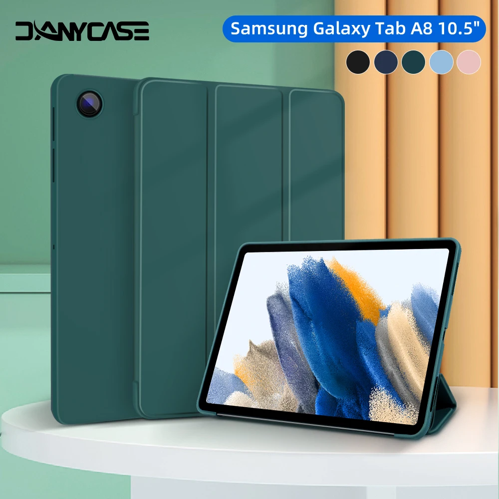 Étui en cuir PU pour Samsung Tab A8 2021 avec support de réveil – Test et Avis
