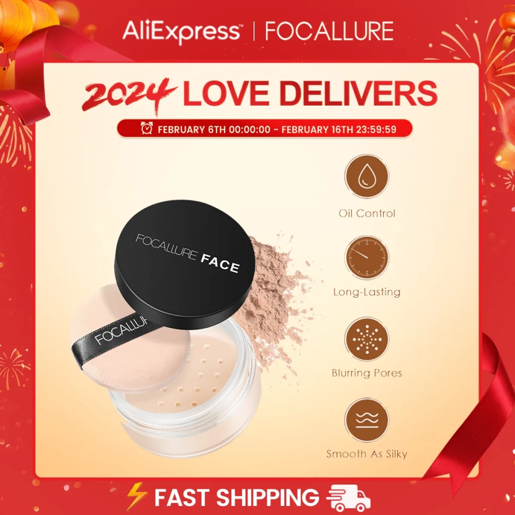 FOCALLURE – Poudre maquillage imperméable longue durée. – Test et Avis