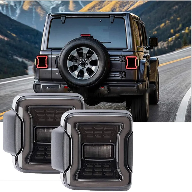Feux arrière LED fumés pour Jeep Wrangler JL – Test et Avis