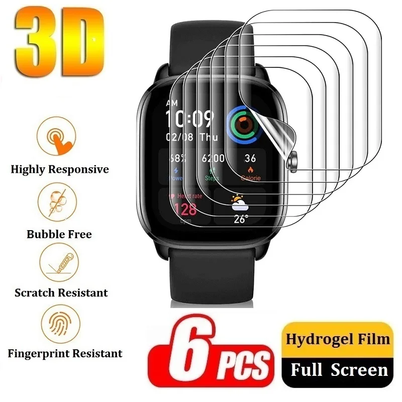 Film Hydrogel écran protecteurs pour Amazfit GTS 4 Mini 3 2 2e (non verre trempé) Amazfit GTS 2 Mini 2e 3 4 protection écran protecteur feuille de Film: Protection écran Hydrogel Amazfit GTS/GTS 2e – Test et Avis