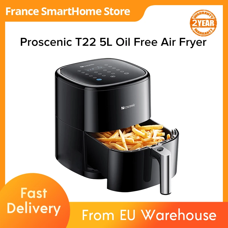 Friteuse sans huile Proscenic T22 5L. – Test et Avis