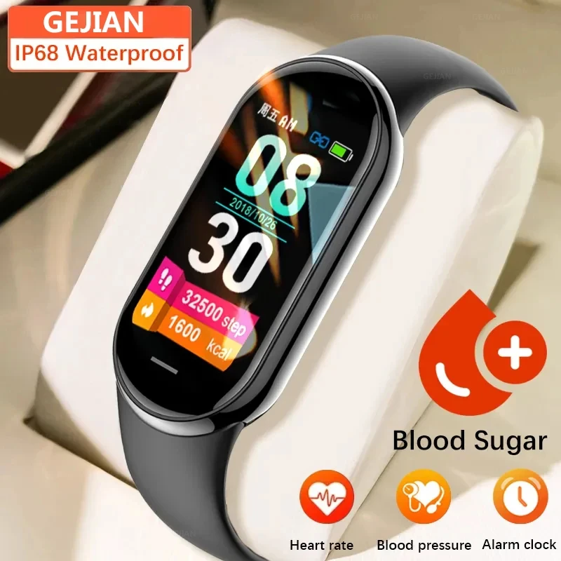 GEJIAN- Bracelet connecté Xiaomi M8 : activité physique, cœur et pression artérielle – Test et Avis
