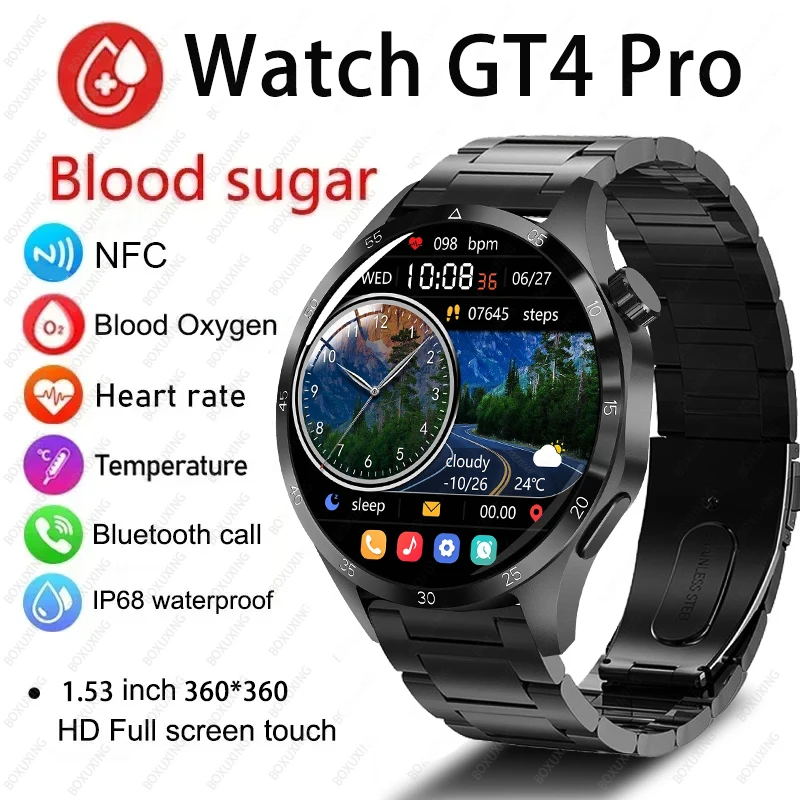 GT4 Pro GPS Smartwatch avec écran HD AMOLED. – Test et Avis