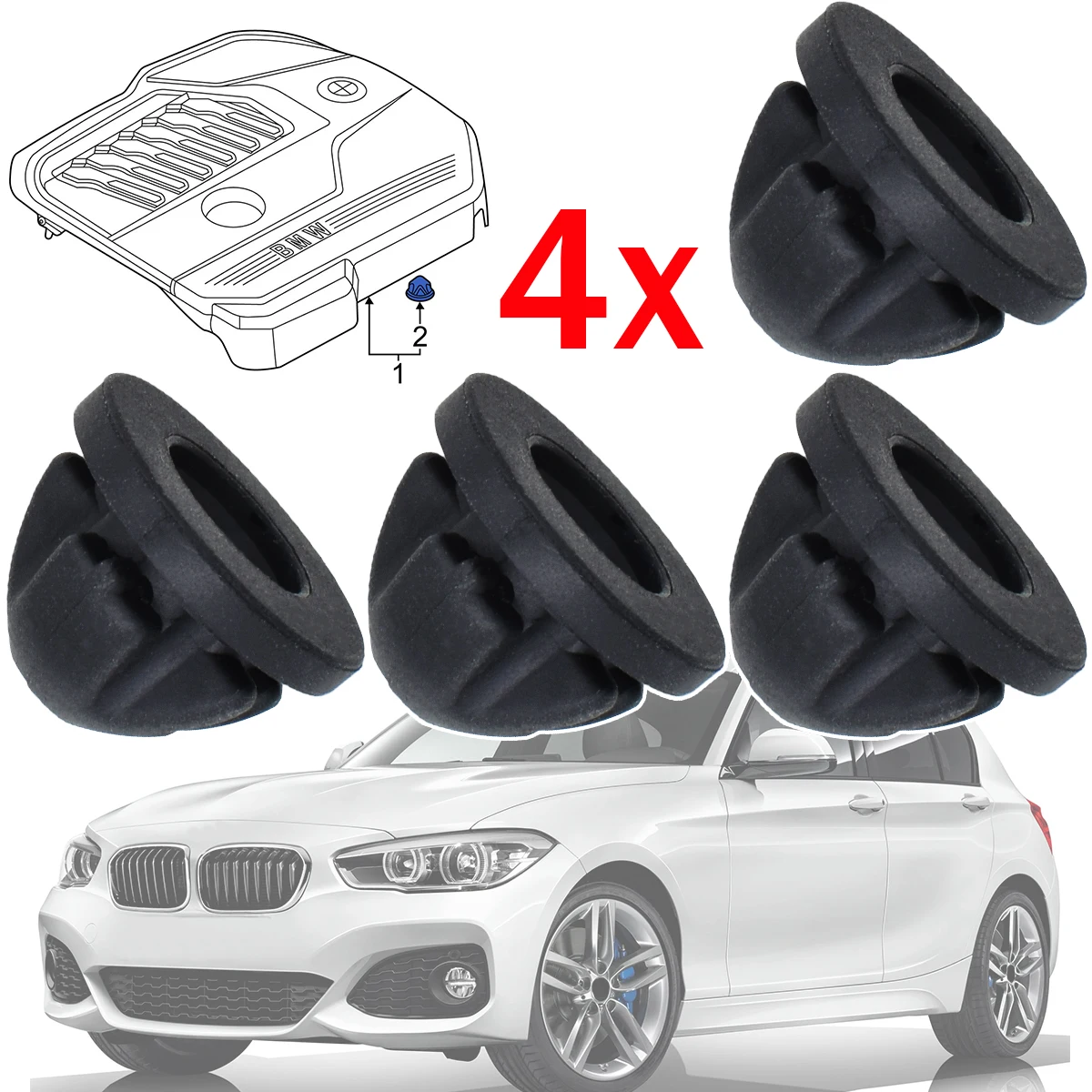 Garniture caoutchouc moteur BMW, œillet montage, butée sadBŽ – Test et Avis