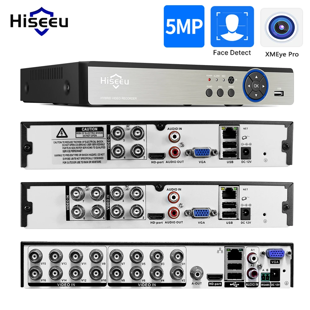 Hiseeu – Enregistreur vidéo numérique pour système de sécurité CCTV – Test et Avis