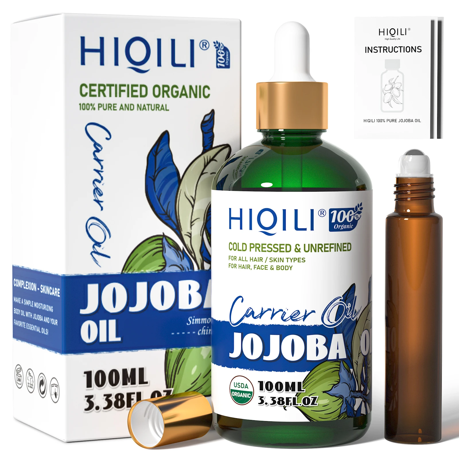 Huile de jojoba pure pour soins personnels – Test et Avis