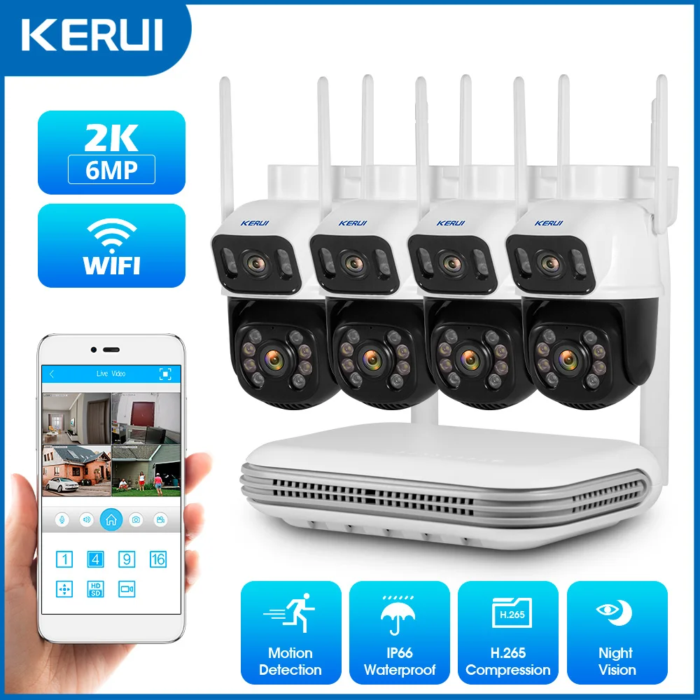 KERbiomomis – Caméra IP PTZ HD 6MP – Test et Avis