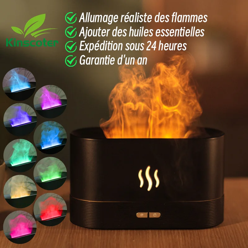 Kinscoter – diffuseur d’arôme ultrasonique Led – Test et Avis