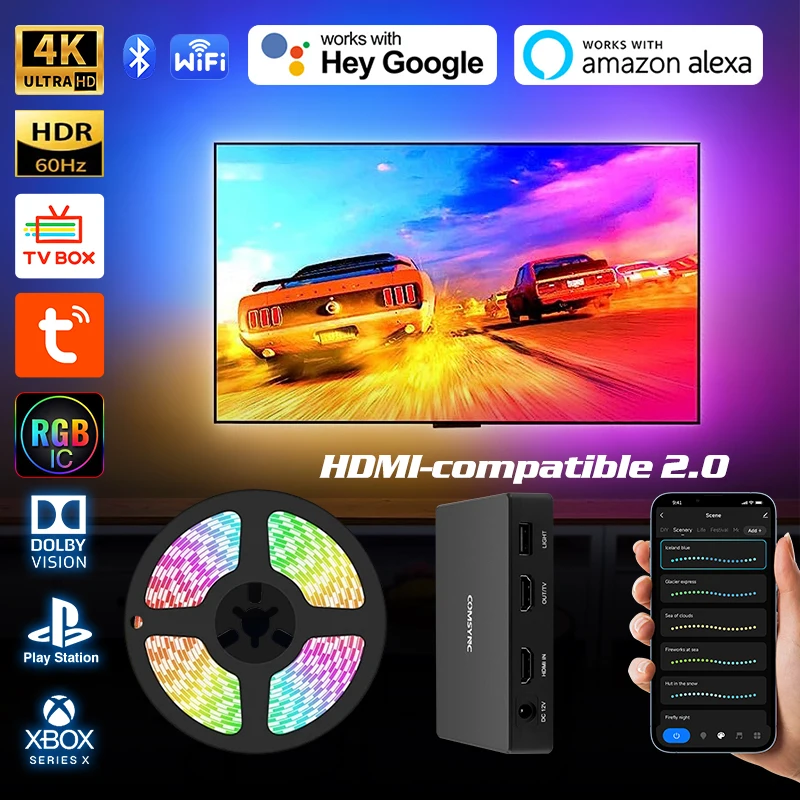 « Kit LED RVB Bluetooth pour rétroéclairage 4K » – Test et Avis