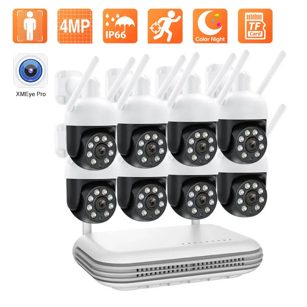 Kit de caméras IP WiFi avec vision nocturne et audio bidirectionnel – Test et Avis