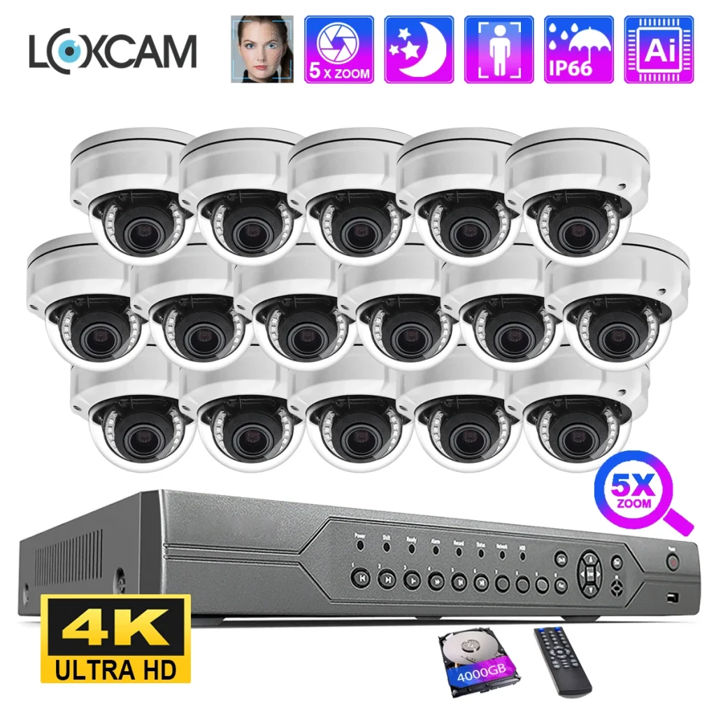 « Kit de vidéosurveillance 16CH 4K » – Test et Avis