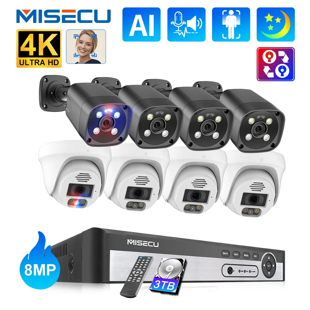« Kit de vidéosurveillance extérieure 4K avec audio bidirectionnel » – Test et Avis
