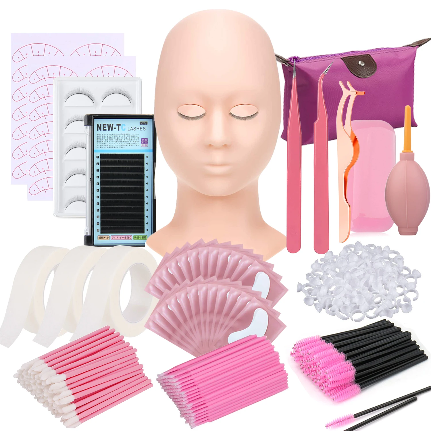 Kit débutant extension faux cils, accessoires. – Test et Avis