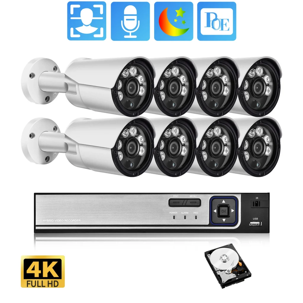 « Kit vidéosurveillance Gadinan 4K avec détection de visage » – Test et Avis