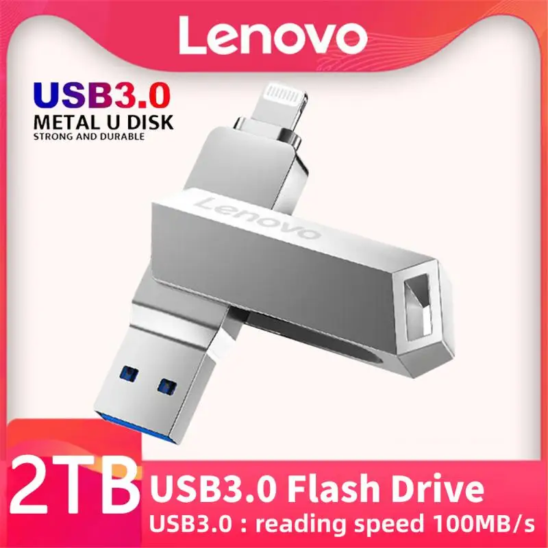 Lenovo Clé USB 3.0 : OTG, 2 en 1, iPhone/Android, 1 To/128 Go – Test et Avis
