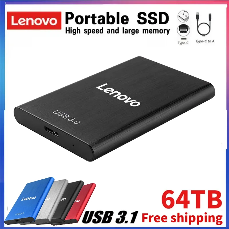 Lenovo – Disque Dur Externe SSD Portable – Test et Avis