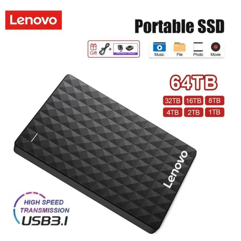 « Lenovo-Disque dur SSD portable, 2 To. » – Test et Avis