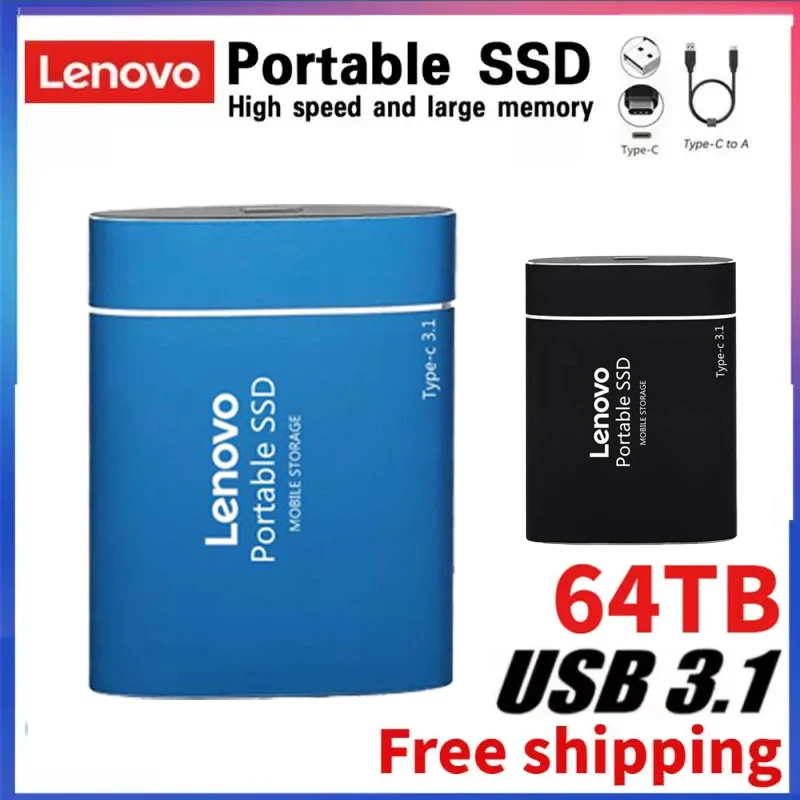 Lenovo SSD Portable Haute Vitesse, Wild USB 3.1 – Test et Avis