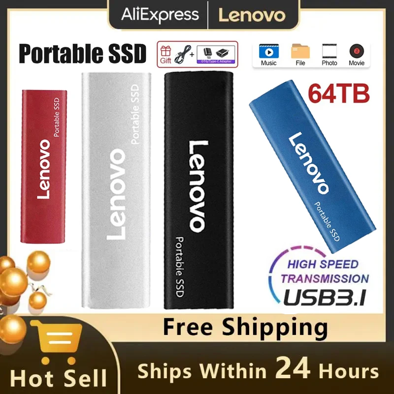Lenovo SSD portable, haute capacité, 1-2 To – Test et Avis