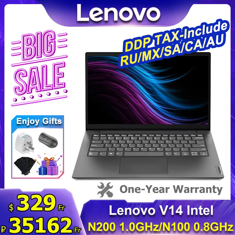 Lenovo V14 – Intel N200, 8 Go RAM, 512 Go SSD – Test et Avis