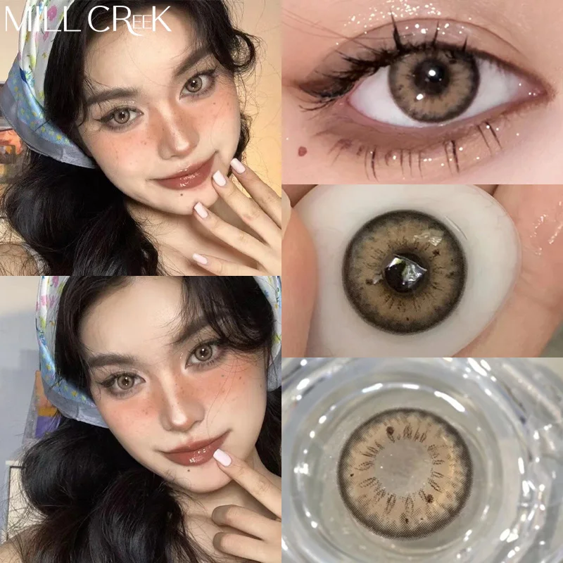 Lentilles couleur pour yeux bruns, qualité – Test et Avis