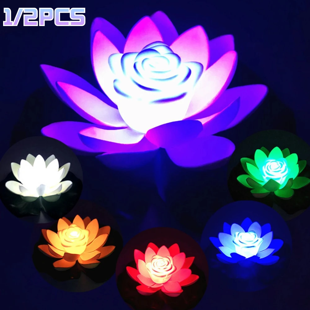 Lotus LED flottant – éclairage extérieur imperméable. – Test et Avis