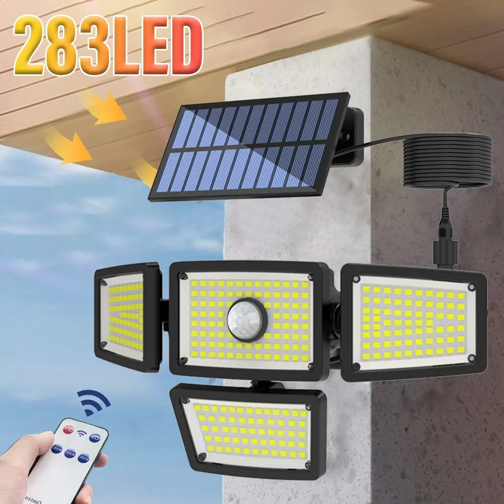 Lumière solaire extérieure avec télécommande et modes. – Test et Avis