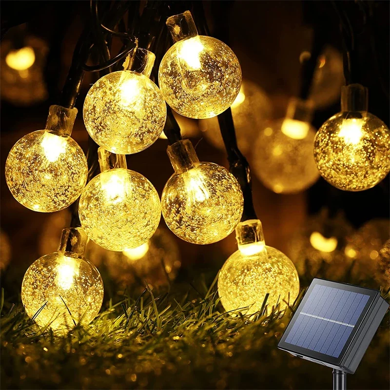 « Lumineuse guirlande solaire pour extérieur » – Test et Avis