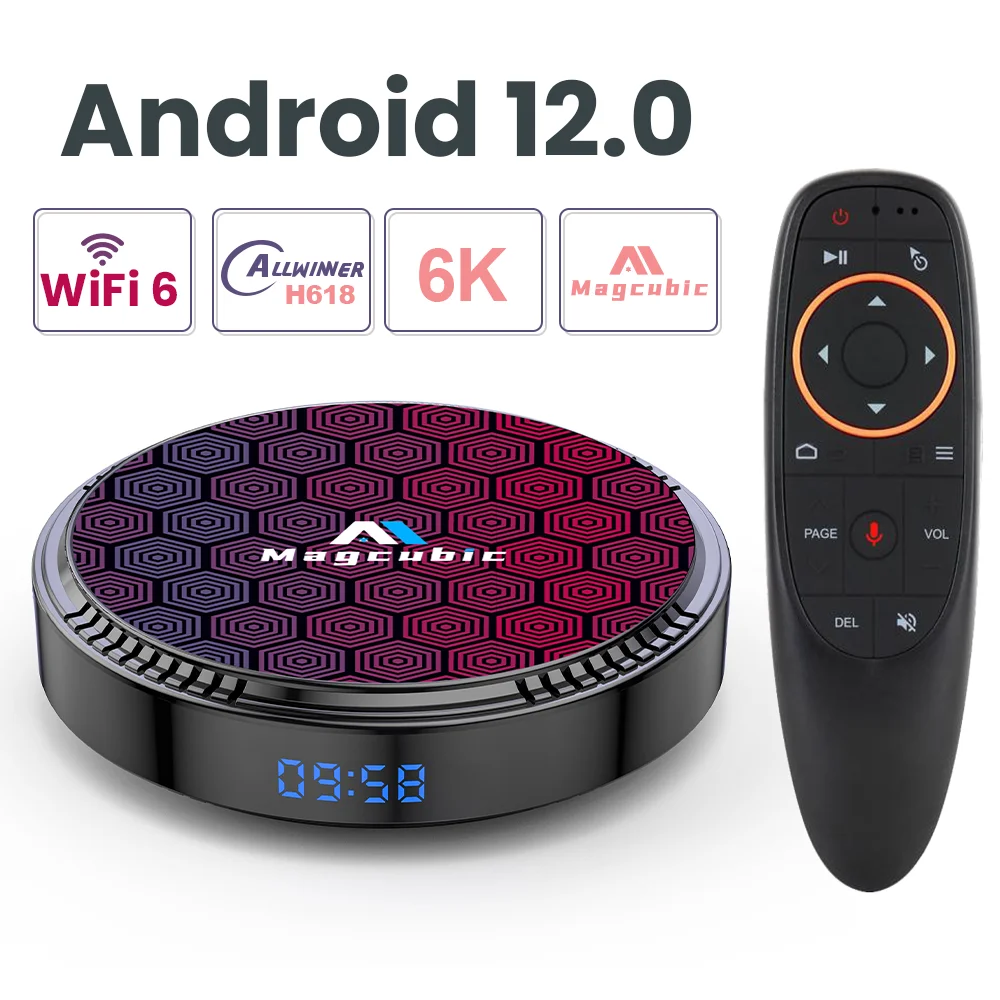 Magcubic – Boîtier TV Android polyvalent avec WiFi 6, 6k 3D, BT5.0, OTA, plusieurs capacités de stockage et fonction de décodage. – Test et Avis