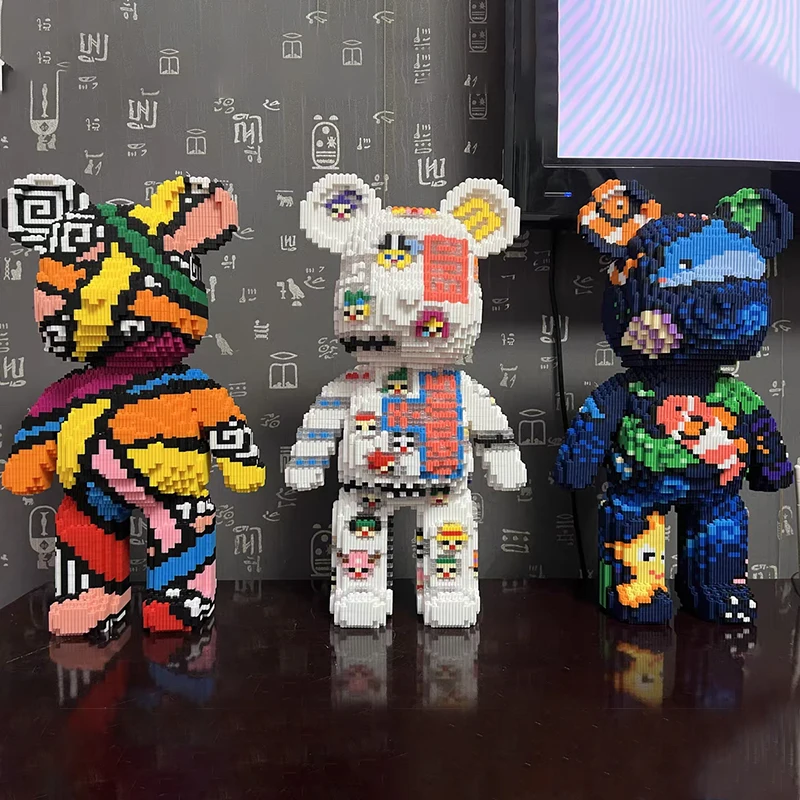 Mini Bear Bearbrick : Construction légère, briques diamant – Test et Avis
