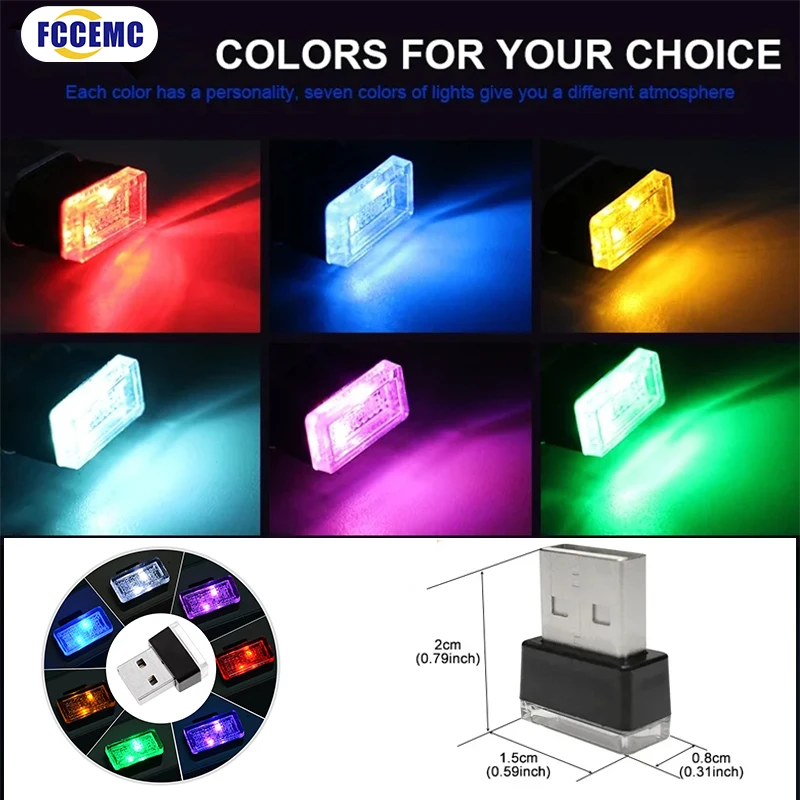« Mini lumières LED USB pour voiture » – Test et Avis