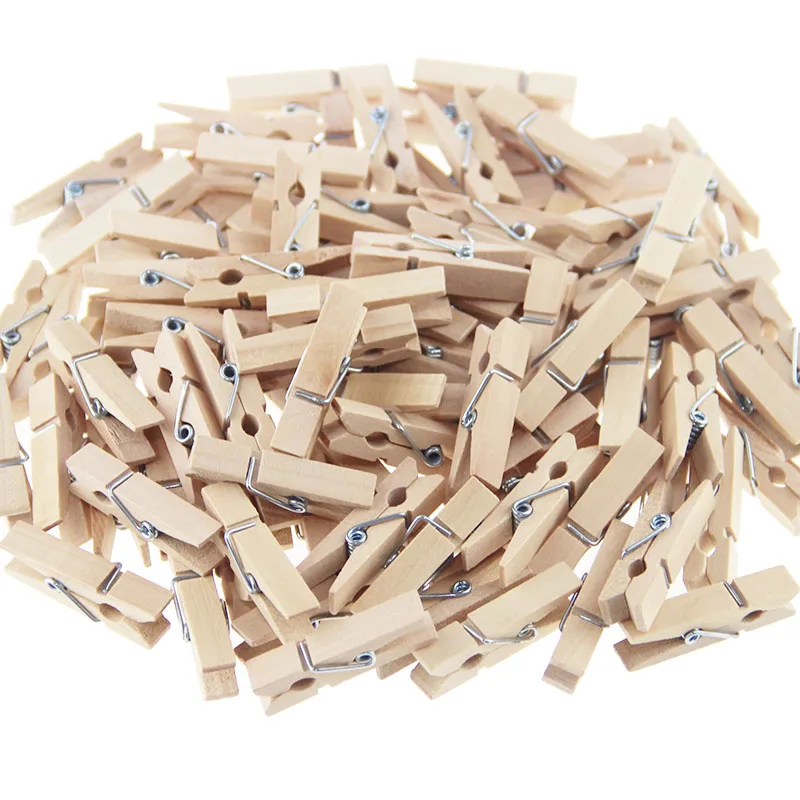 Mini pinces en bois pour décoration festive. – Test et Avis