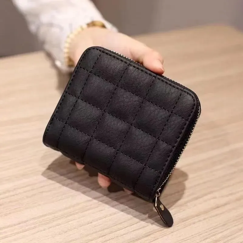 « Mini portefeuille urbain simple à carreaux » – Test et Avis