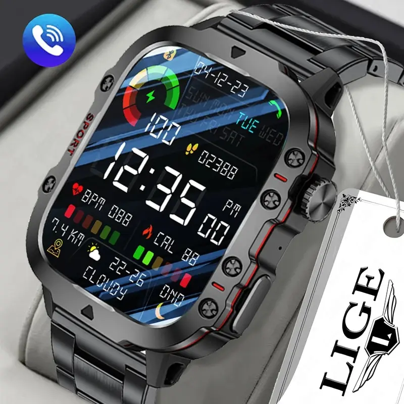 Montre LIGE pour homme : étanche et intelligente. – Test et Avis