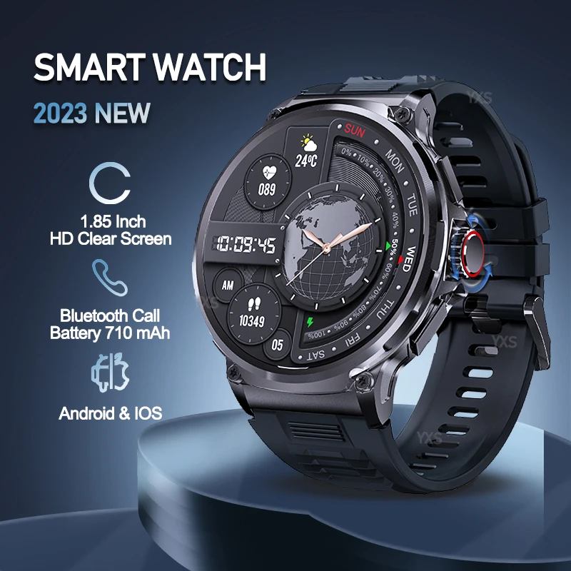 Montre fitness homme, appel Bluetooth tracker. – Test et Avis