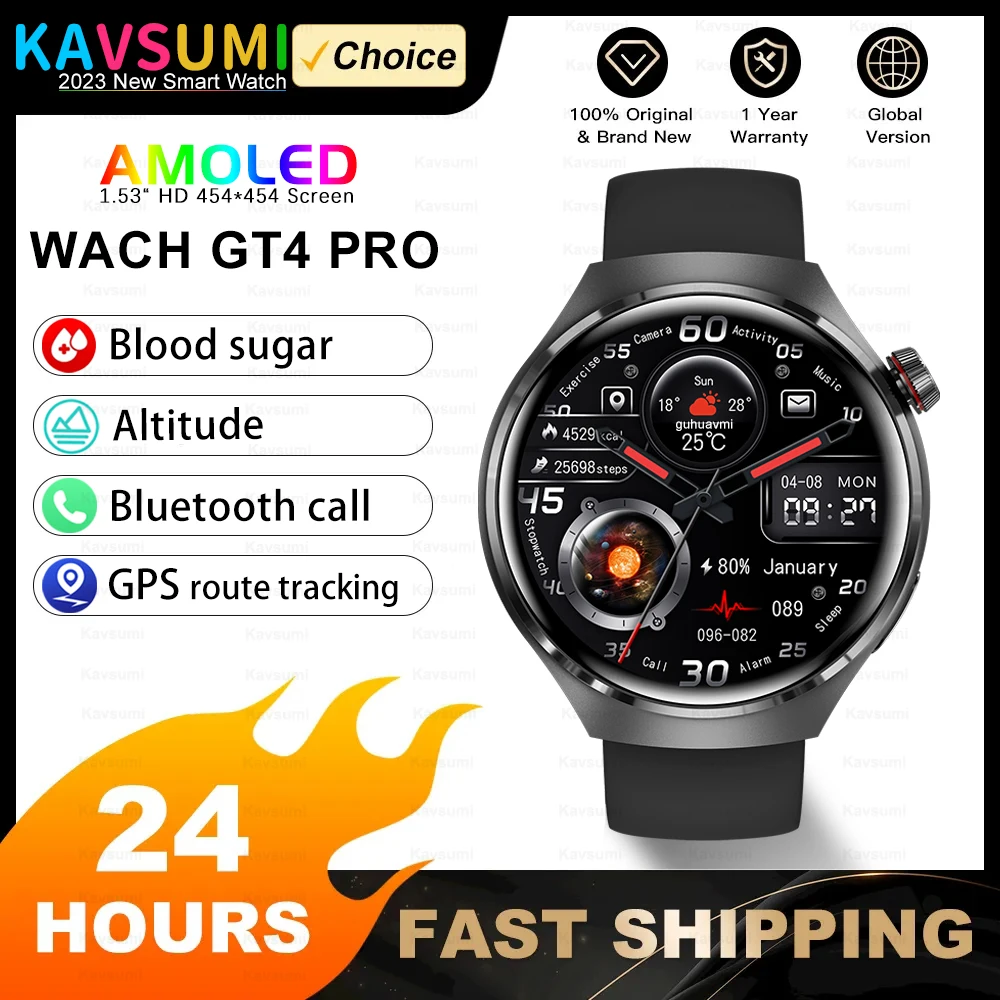 Montre intelligente GPS pour homme Huawei GT4 Pro – Test et Avis
