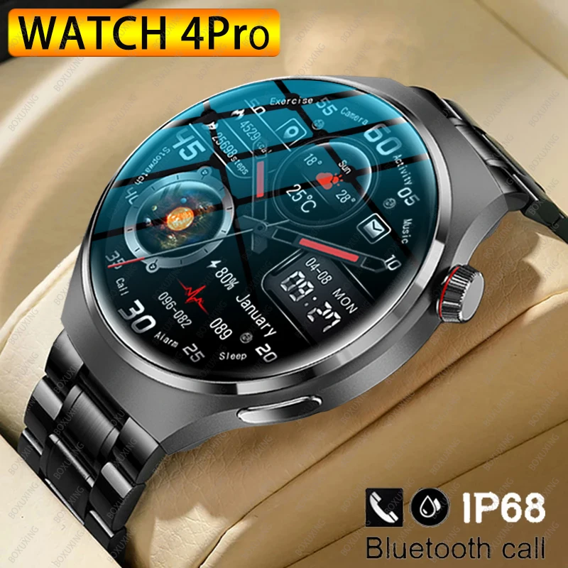 Montre intelligente étanche pour homme avec écran AMOLED HD, fréquence cardiaque, appel Bluetooth, IP68. – Test et Avis