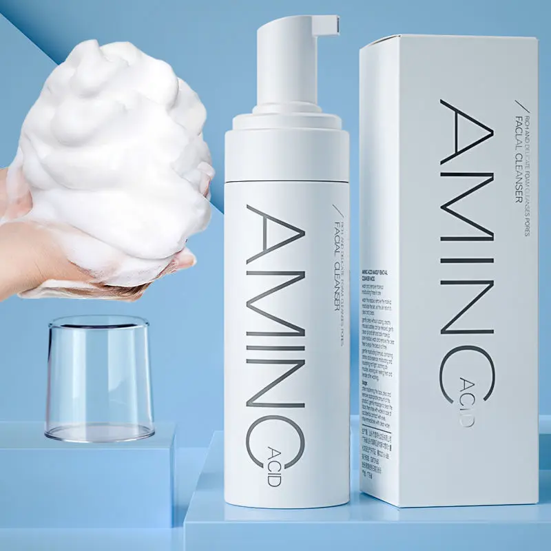 Mousse nettoyante visage : acides aminés, contrôle huile, élimination acariens, éclaircit peau. – Test et Avis