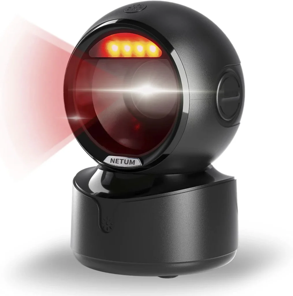 « NETUM – Scanner de codes-barres mains libres » – Test et Avis