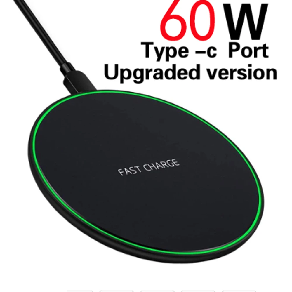 « Nouveau coussinet de charge sans fil Qi 60W Fast pour Huawei, Samsung, OPPO, Infinix, LG » – Test et Avis