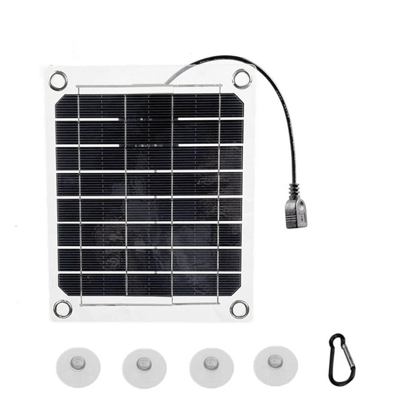 Panneau solaire double face 10W : génération de puissance silicium monocBN USB – Test et Avis
