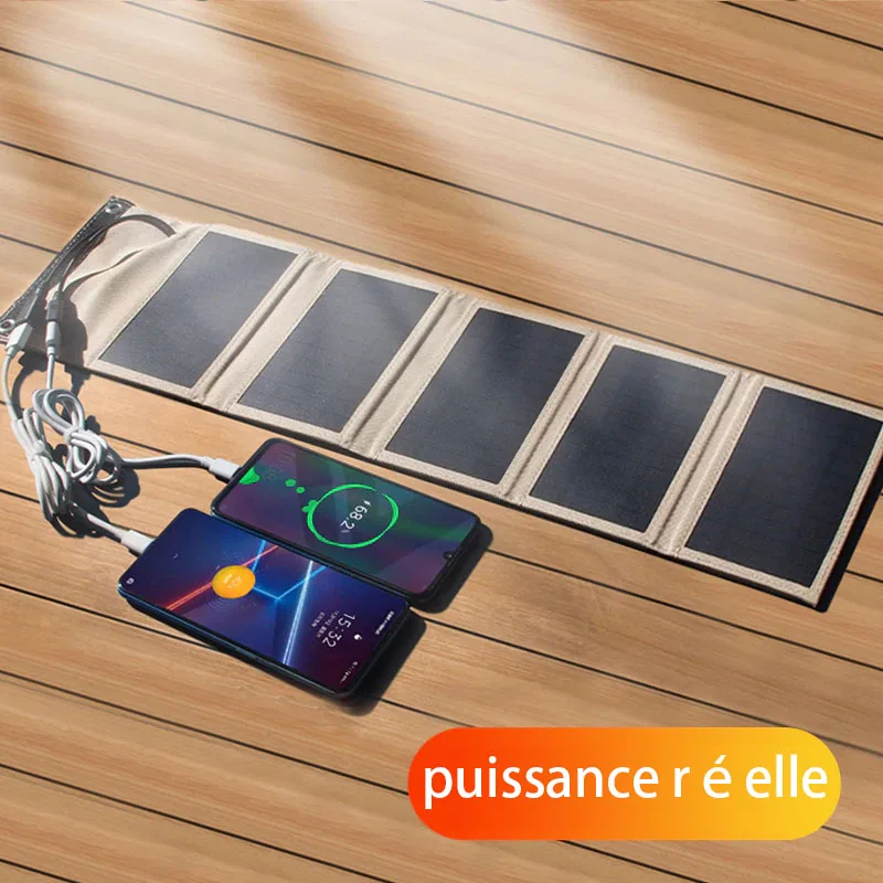 Panneau solaire portable étanche pour téléphone – Test et Avis
