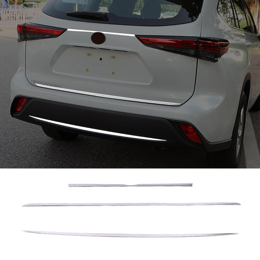 « Pare-chocs arrière en acier inoxydable pour Toyota Highlander XU70 2022 » – Test et Avis