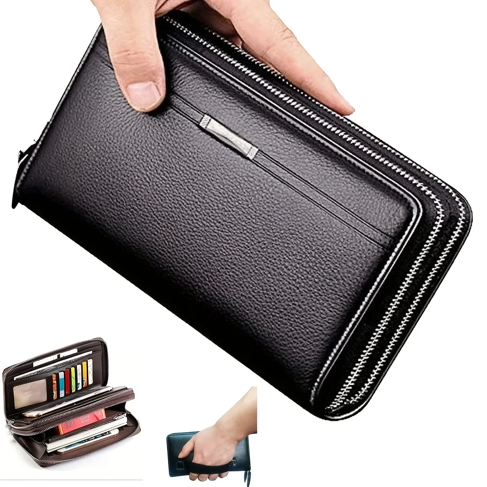 Portefeuille long en cuir pour homme. – Test et Avis