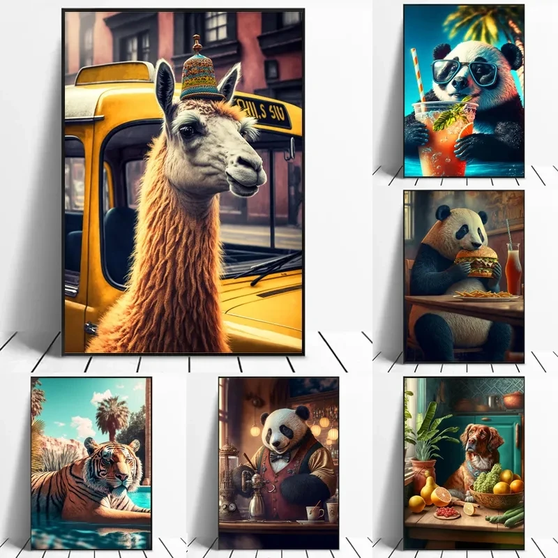 « Portraits d’animaux drôles : déco murale moderne » – Test et Avis